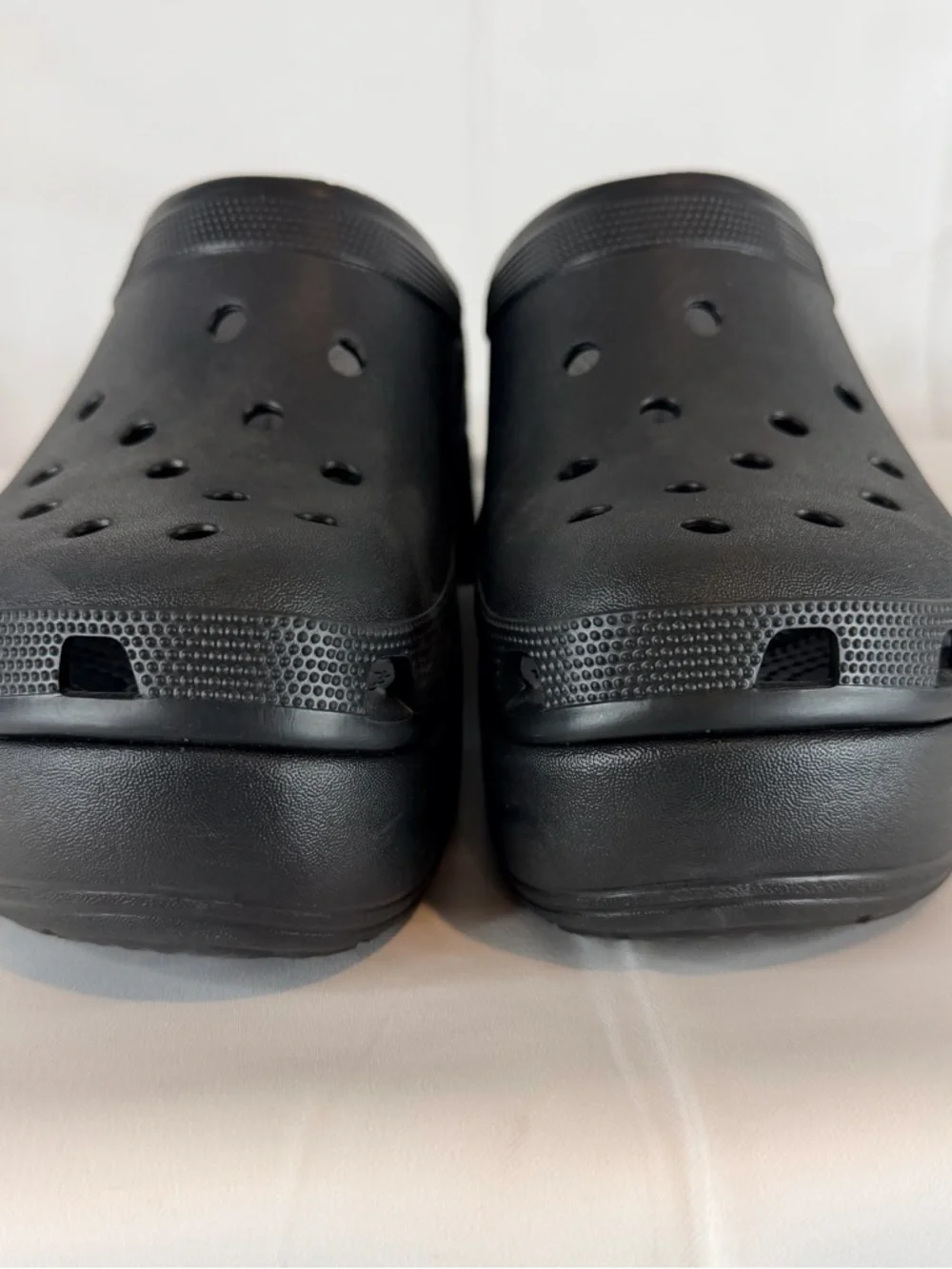 CROCS Women’s Size 12 Shoes Mule Platform Style Slip-On NEW Black Chunky